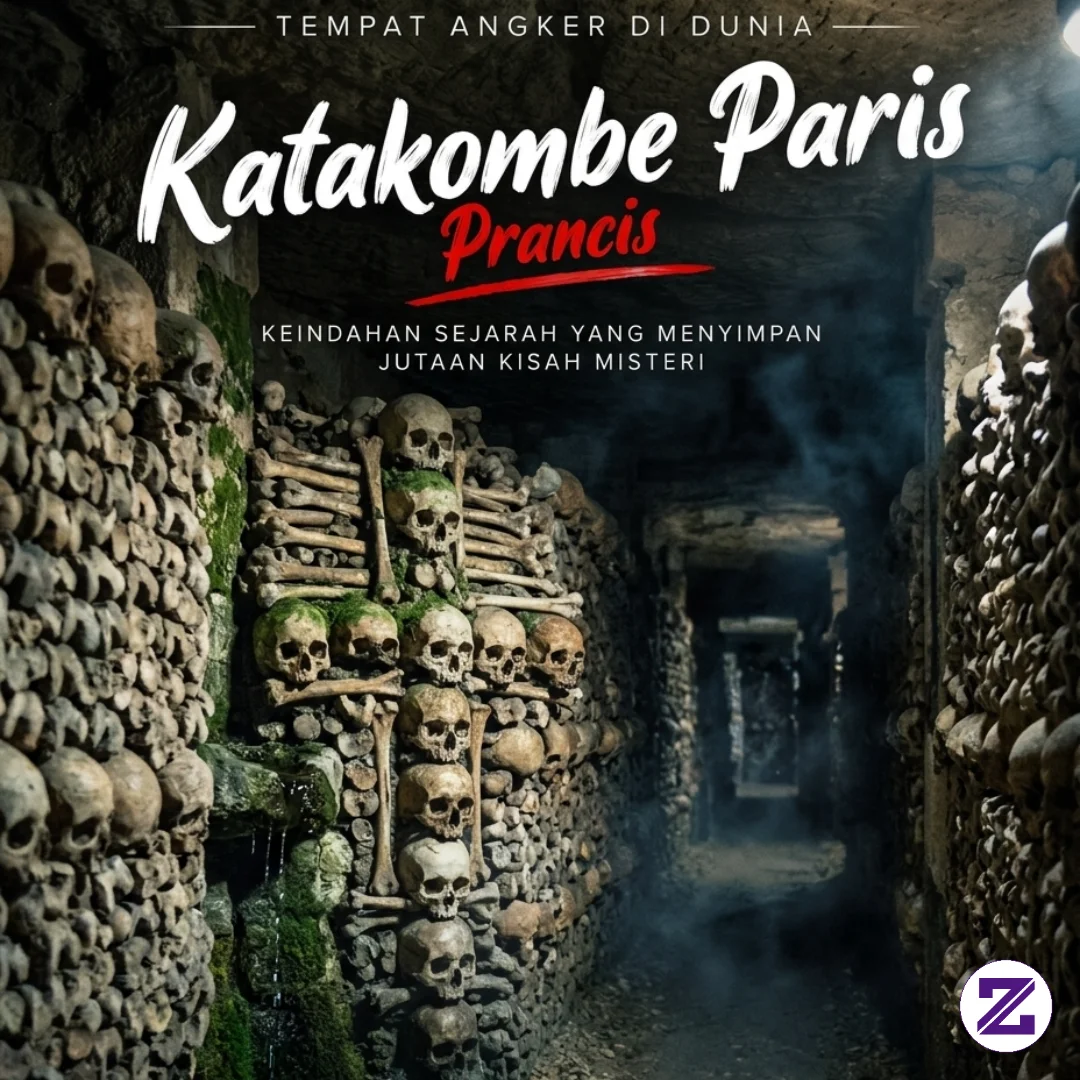 Di Bawah Gemerlap Kota Romantis Paris, Prancis, Tersembunyi Sebuah Labirin Bawah