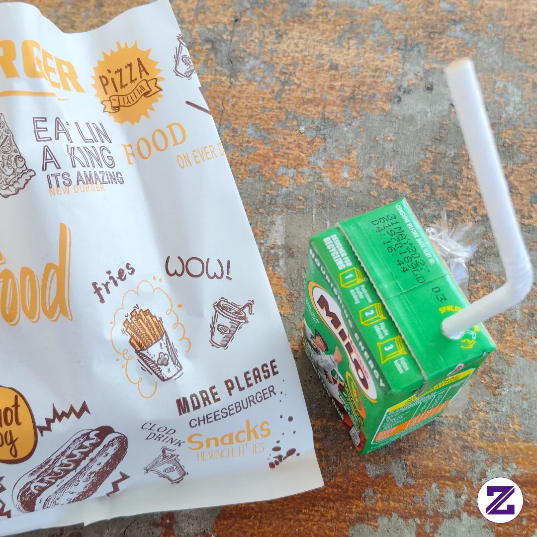 Good Morning, Today's Breakfast, Burger And Milo💗