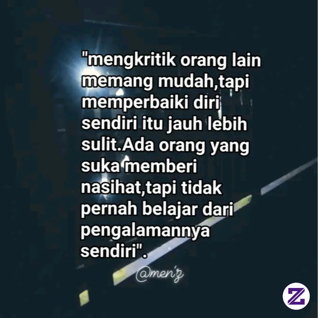 Memperbaiki Diri Sendiri Ing Sulit..pal
