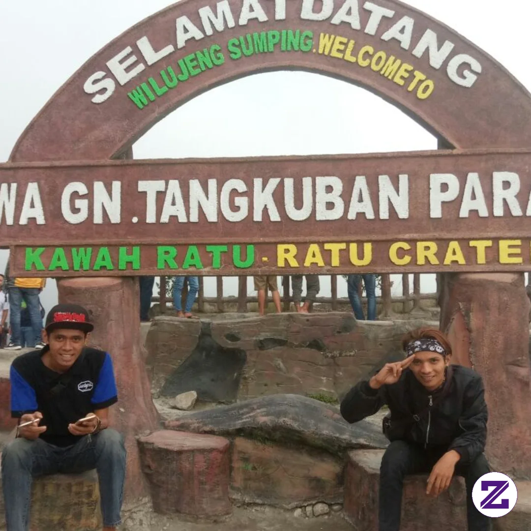 Kawah Ratu Gunung Tangkuban Perahu Bandung Jawa Barat 😎