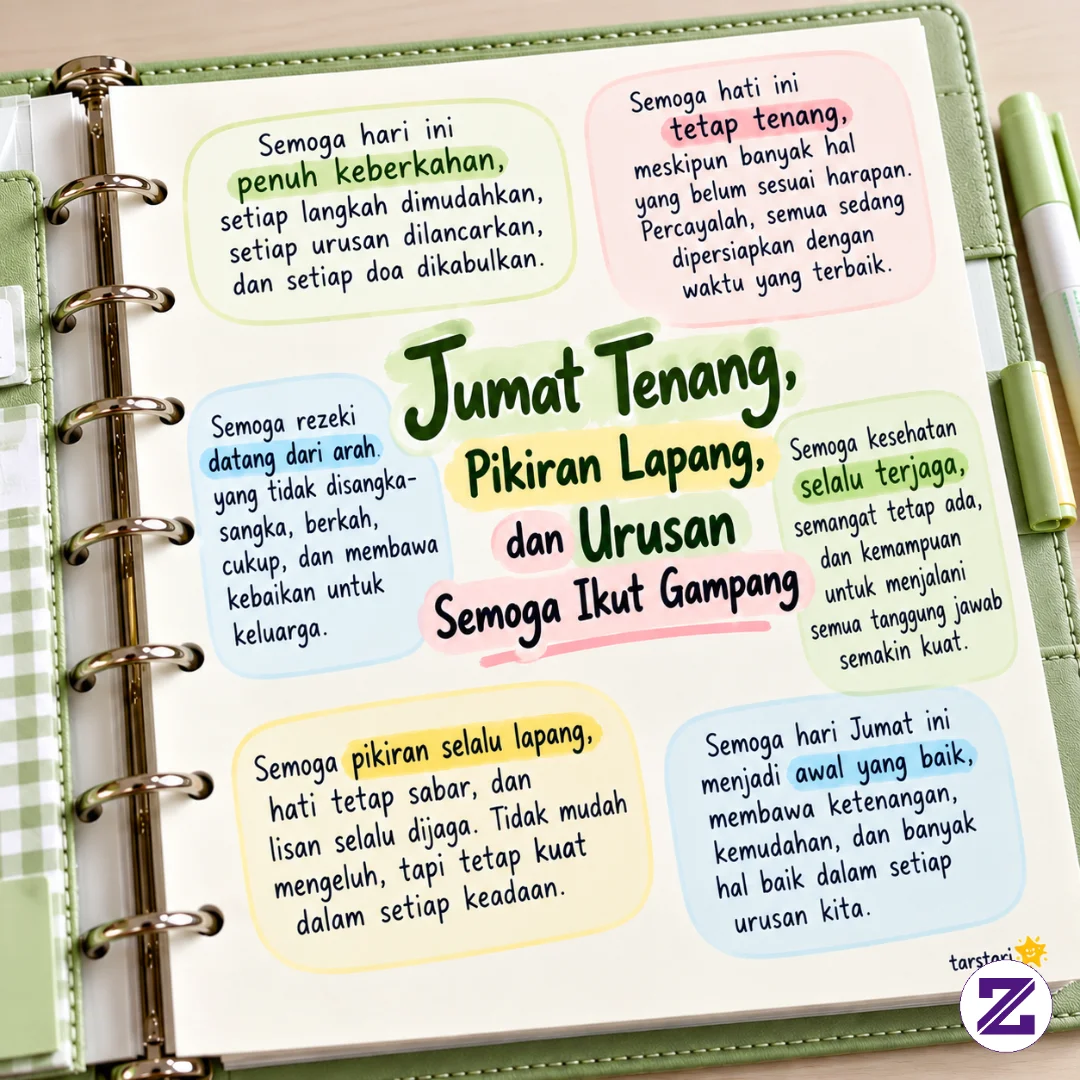 Jumat Tenang, Pikiran Lapang, Dan Urusan Semoga Ikut Gampang...