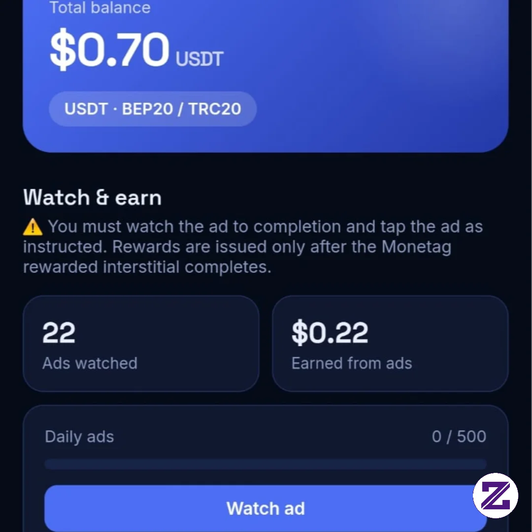 Buat Yang Hobi Garap Airdrop, Cobain Nih Cuma Tonton Iklan Doang