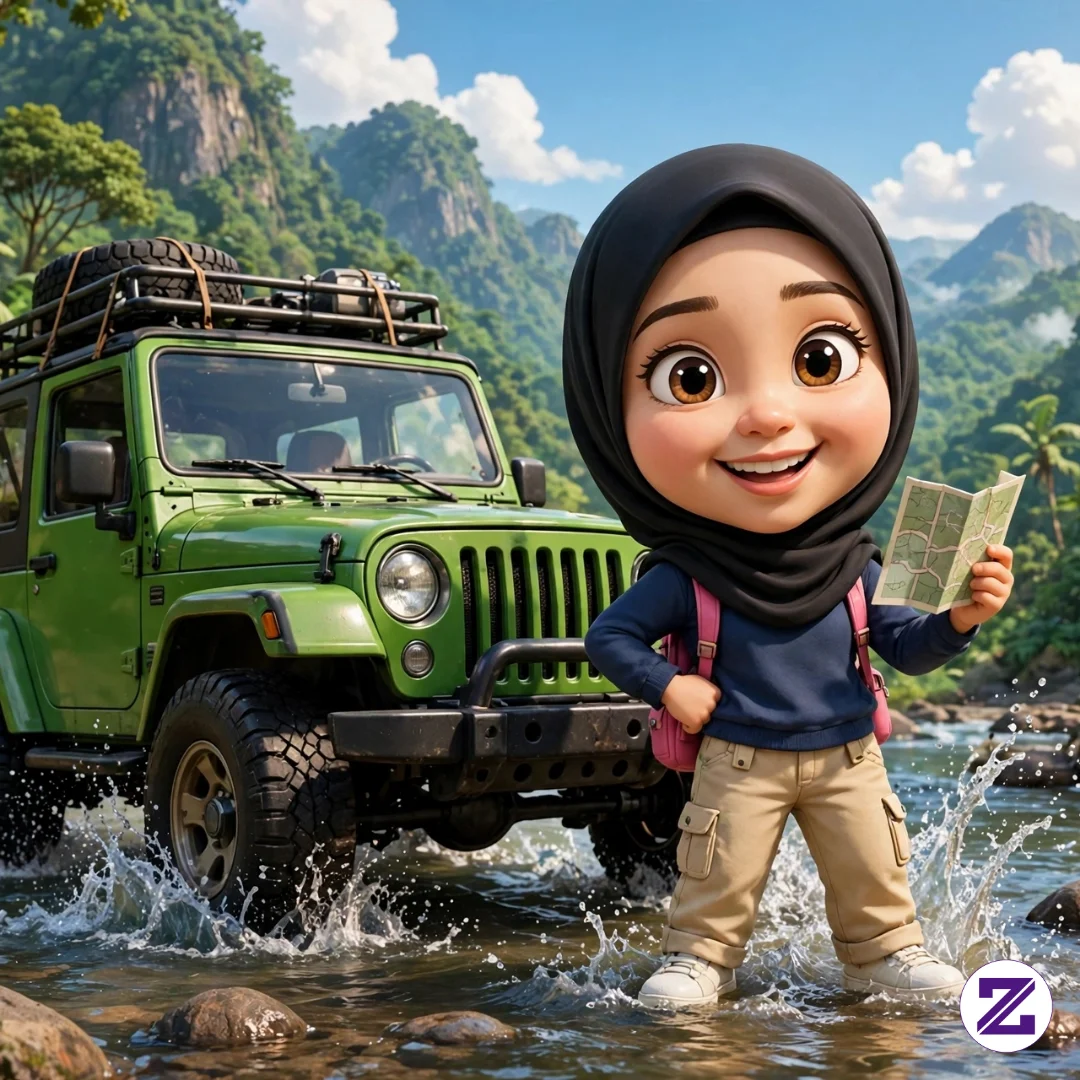 Aisha Dan Jeep Hijaunya