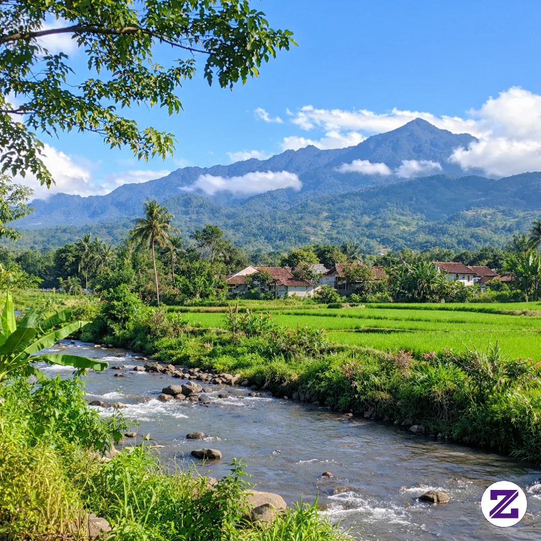 Alam Mengajarkan Kita Arti Ketenangan. Di Tengah Hijaunya Pepohonan Dan Indahnya