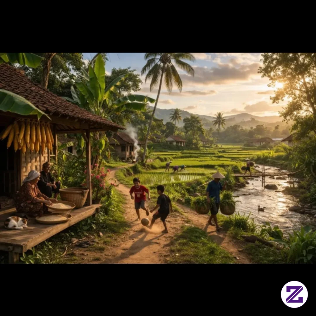 Senja Mengajarkan Kita Untuk Selalu Bersyukur. Tak Perlu Hidup Mewah Untuk