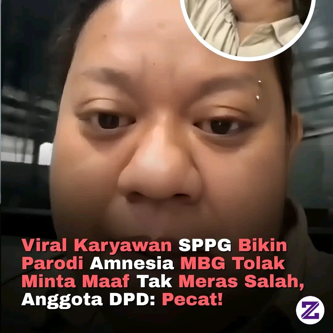 Video Seorang Karyawan Satuan Pelayanan Pemenuhan Gizi (SPPG) Mendadak Menjadi