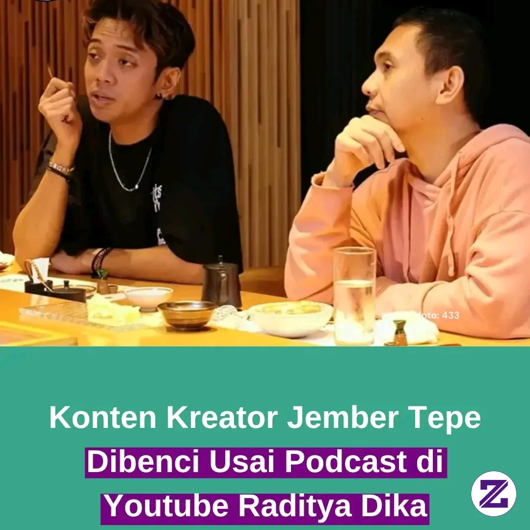 TEPE, KONTEN KREATOR ASAL JEMBER JADI SOROTAN USAI MUNCUL DI PODCAST RADITYA