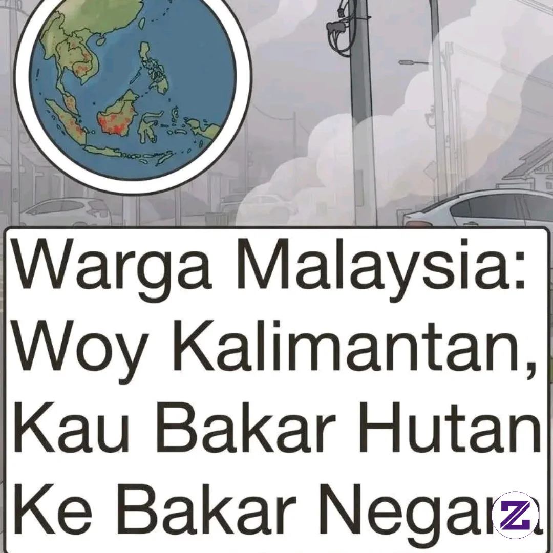 Seorang Warga Malaysia Meluapkan Kekesalannya Terhadap Kebakaran Hutan Dan