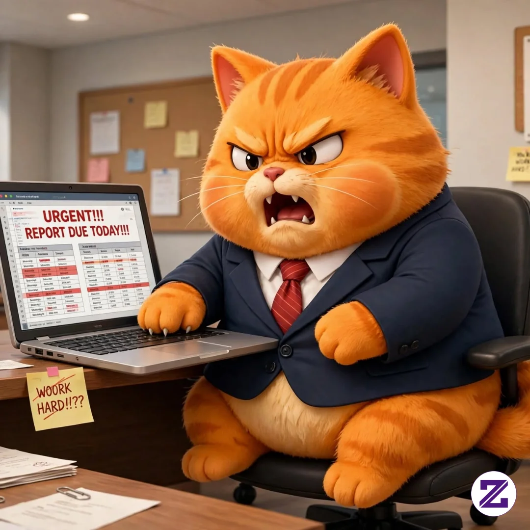 SI OYEN JADI BOS CEO NGAMUK - LAPORAN TELAT GARA-GARA AKU KASIH MAKAN AYAM! - Umum - Suci
