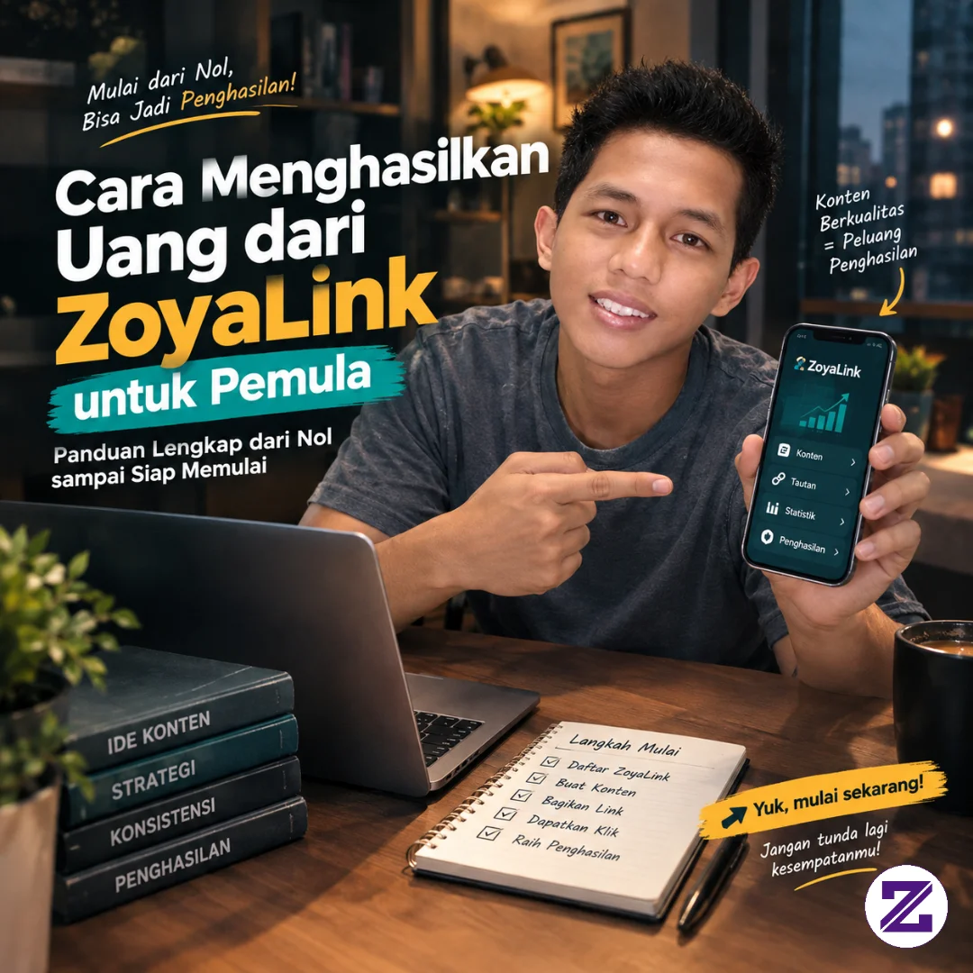 Cara Menghasilkan Uang Dari ZoyaLink Untuk Pemula: Panduan Lengkap Membangun