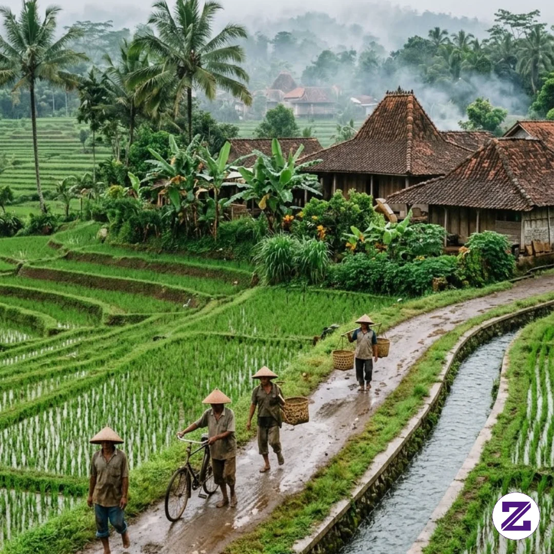 Suasana Desa Yang Bikin Hati Adem