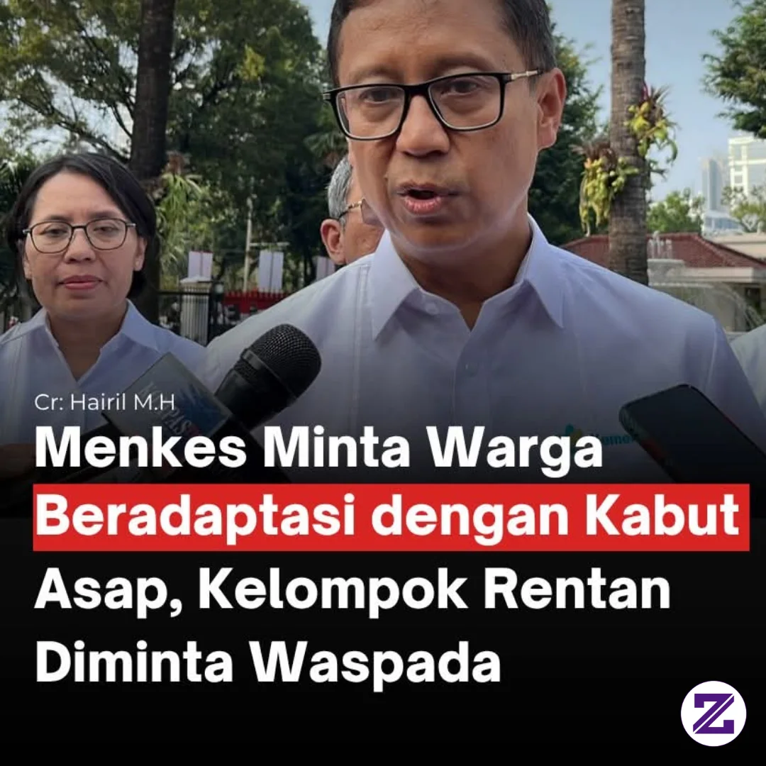 Menkes Minta Warga Beradaptasi Dengan Kabut Asap, Kelompok Rentan Diminta