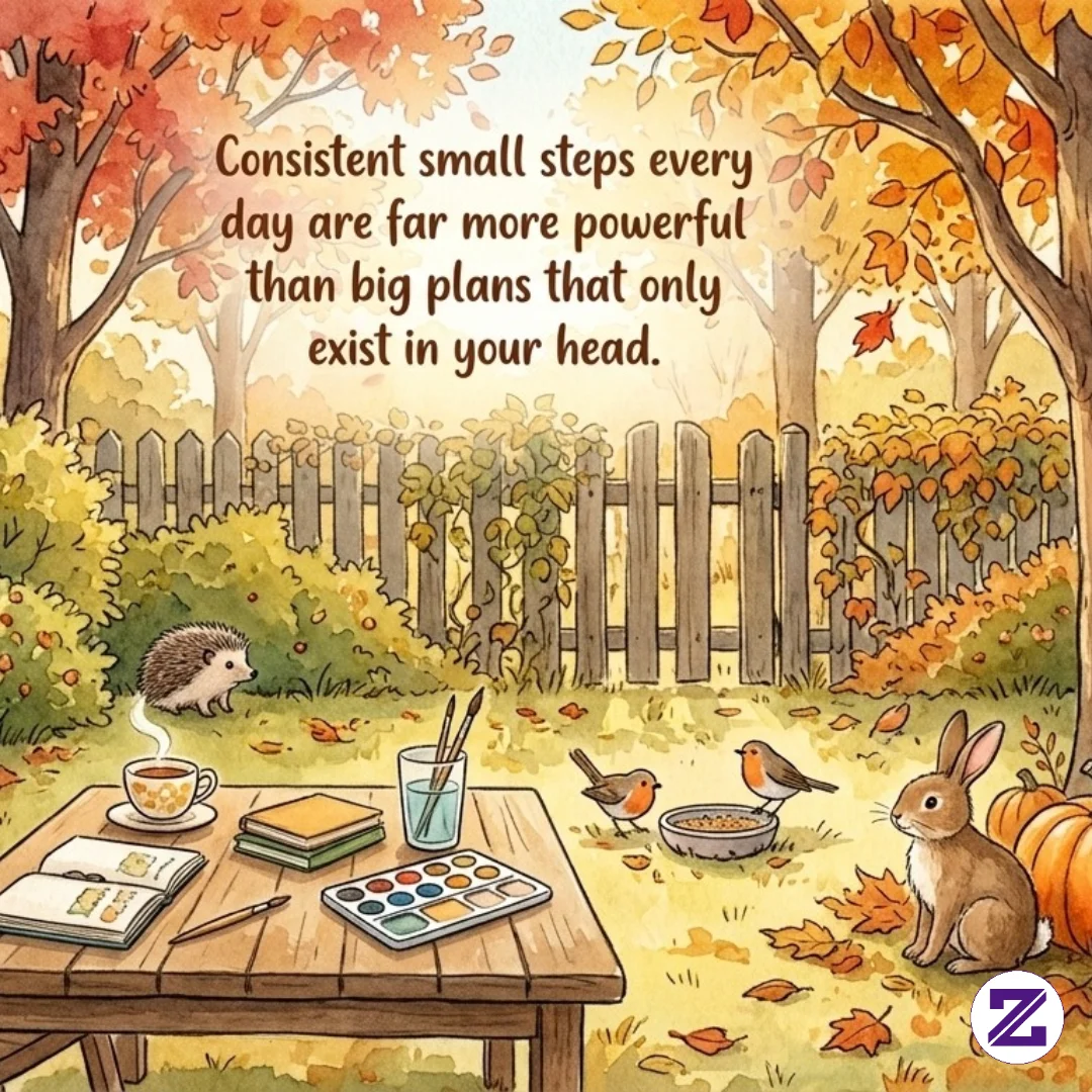 Consistent Small Step Every Day