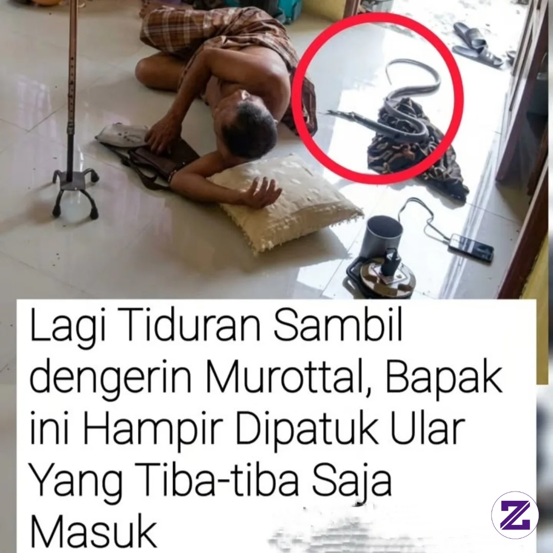 Hampir Saja Bapak Ini Di Pat0k Ular Waktu Dengerin Murotal