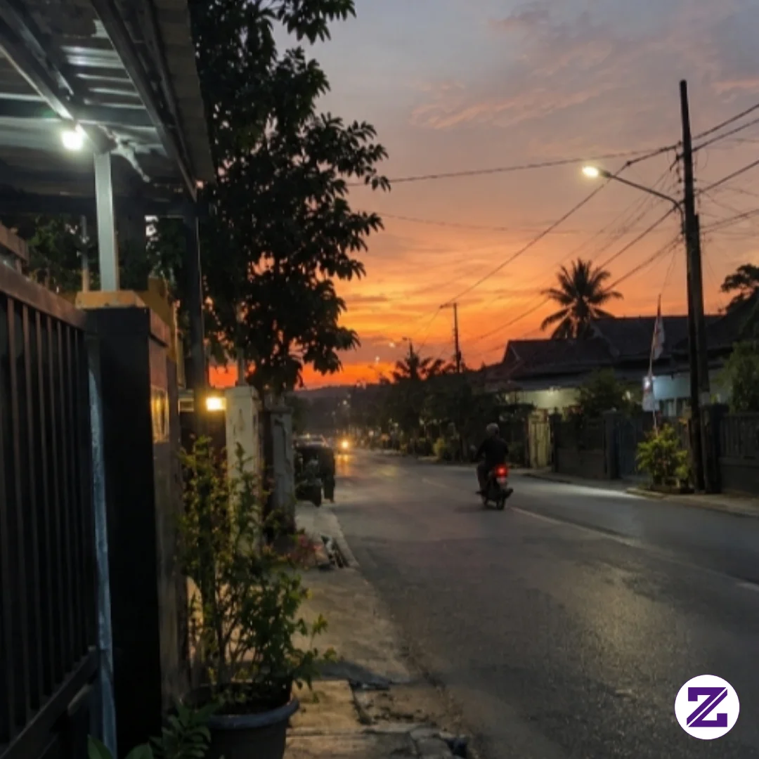 Langit Boleh Gelap, Tapi Semoga Harapan Tetap Menyala. 🌇❤️