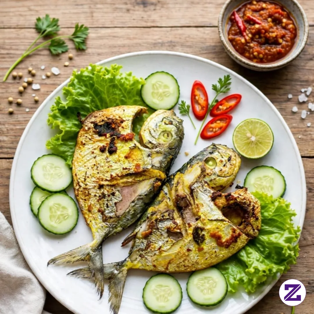 Resep Ikan Eteman Bakar Teflon Bumbu Kuning, Anti Lengket & Meresap Sampaitulang