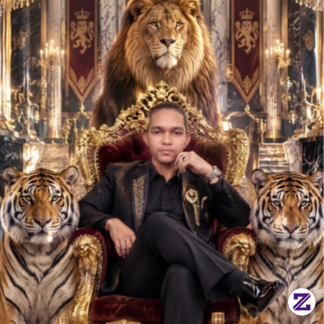 Seorang Pria Menjadi Bos Mafia Dijaga Singa Dan Harimau