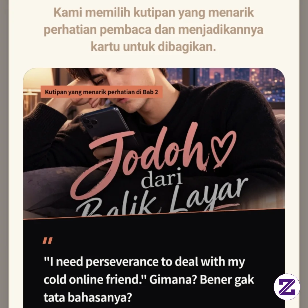 Quarterfull= Bab 6 Jodoh Dari Balik Layar