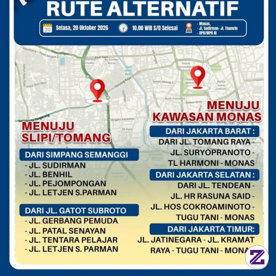 JAKARTA HARI INI BERPOTENSI PADAT!