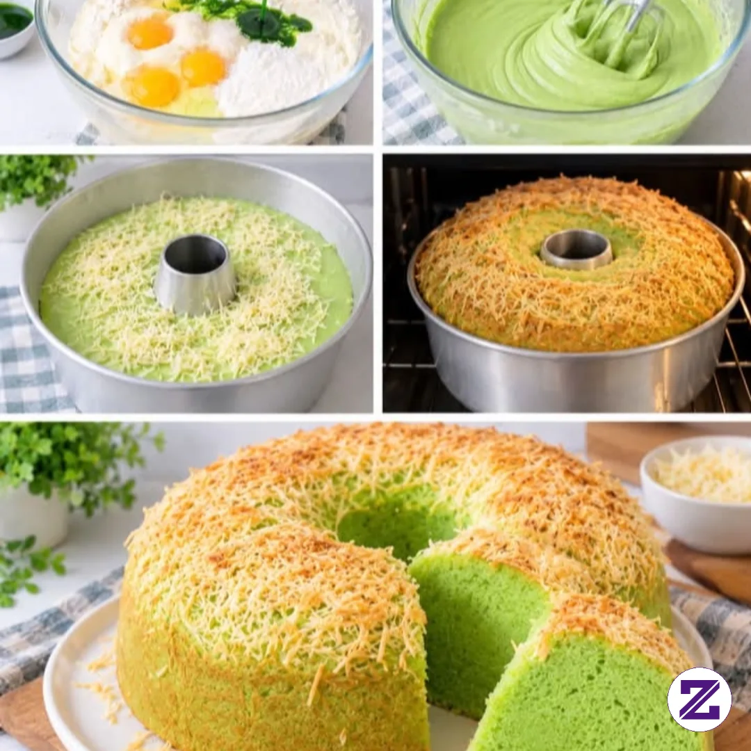 💚 Resep Bolu Pandan Keju