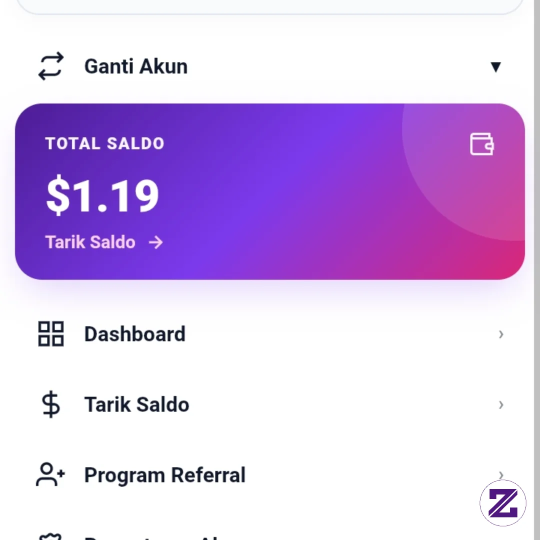 Saldo Zoyalink Ku Kurang 8,9$ Lagi Untuk Penarikan