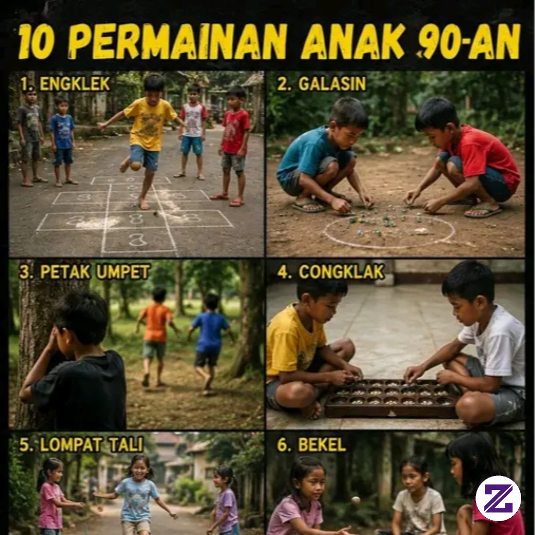 10 Permainan Anak 90-an Yang Bikin Kangen Masa Kecil! Nomor Berapa Yang Pernah
