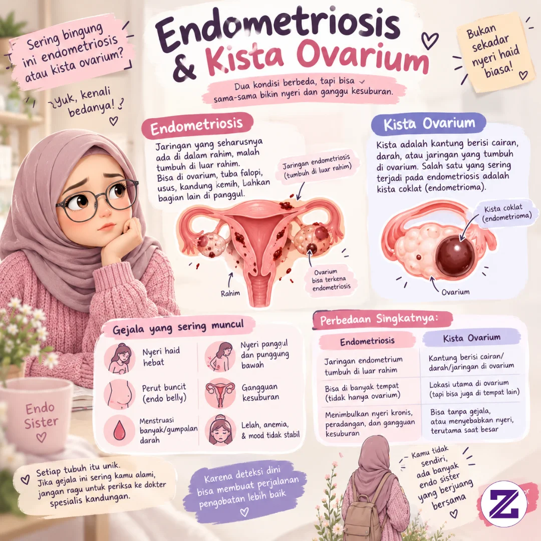 Ternyata Kista Cokelat Berhubungan Dengan Endometriosis!