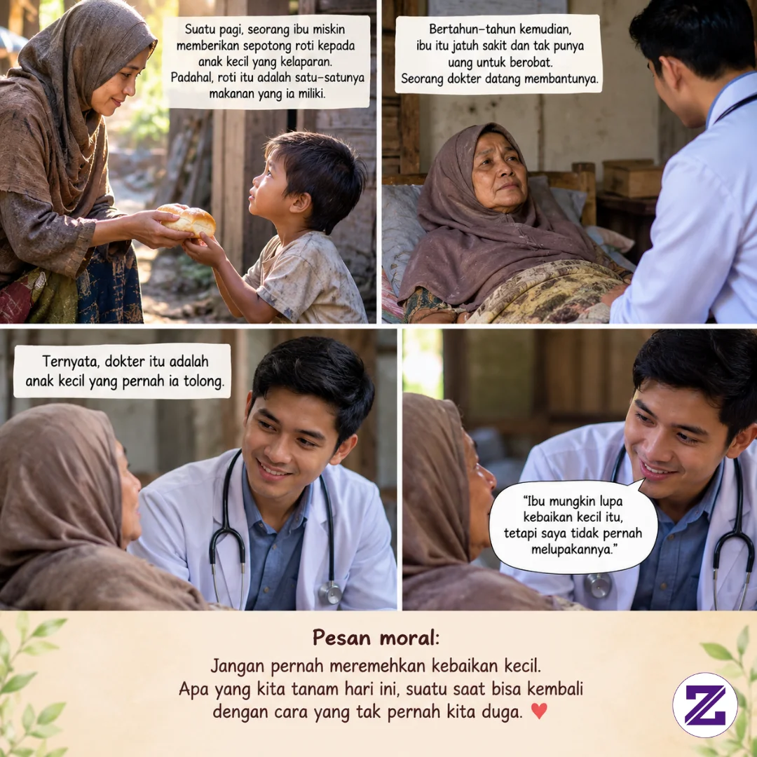 Kisah Singkat Yang Menyentuh Hati: Sepotong Roti