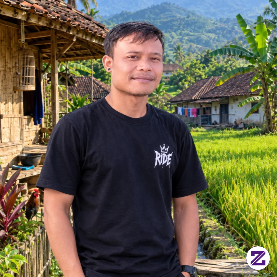 Ijin Post Di Sawah😁