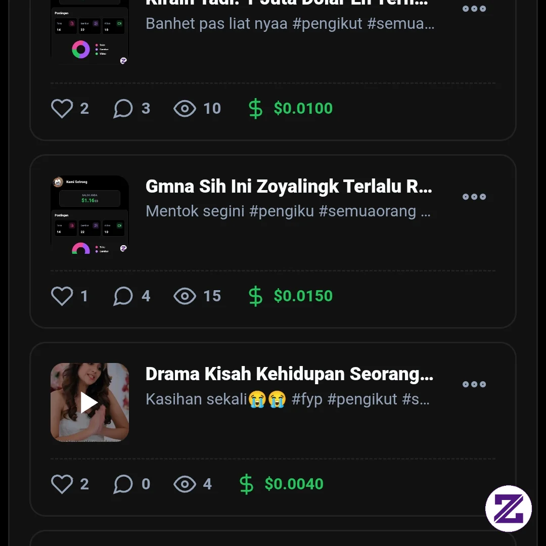 Allhamdulilah Segini Juga Bersyukur Dari Zoyalingk,semoga Beda Hari Beda Juga