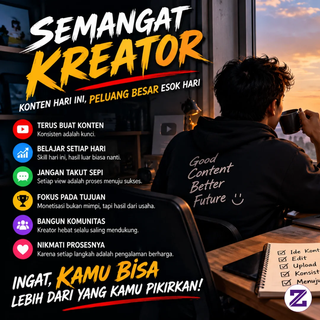 Kepada Semua Pejuang Konten, Tetap Semangat! 🔥