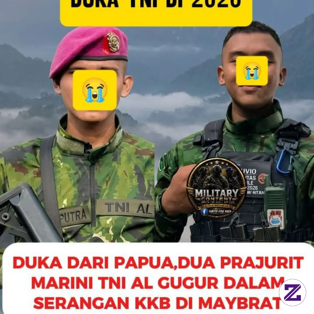 Kabar Duka Datang Dari Papua Barat Daya. Dua Prajurit Marinir TNI Angkatan Laut