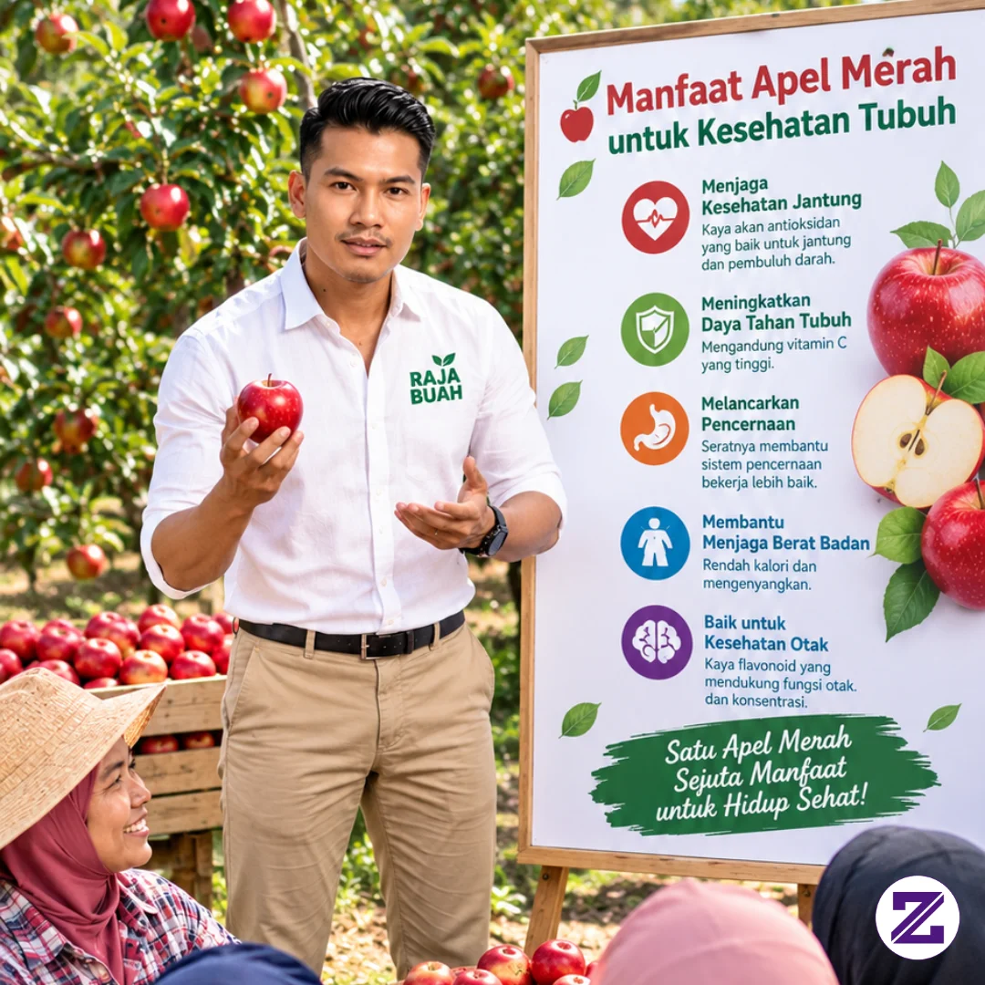 🍎 Manfaat Buah Apel Merah Bagi Kesehatan