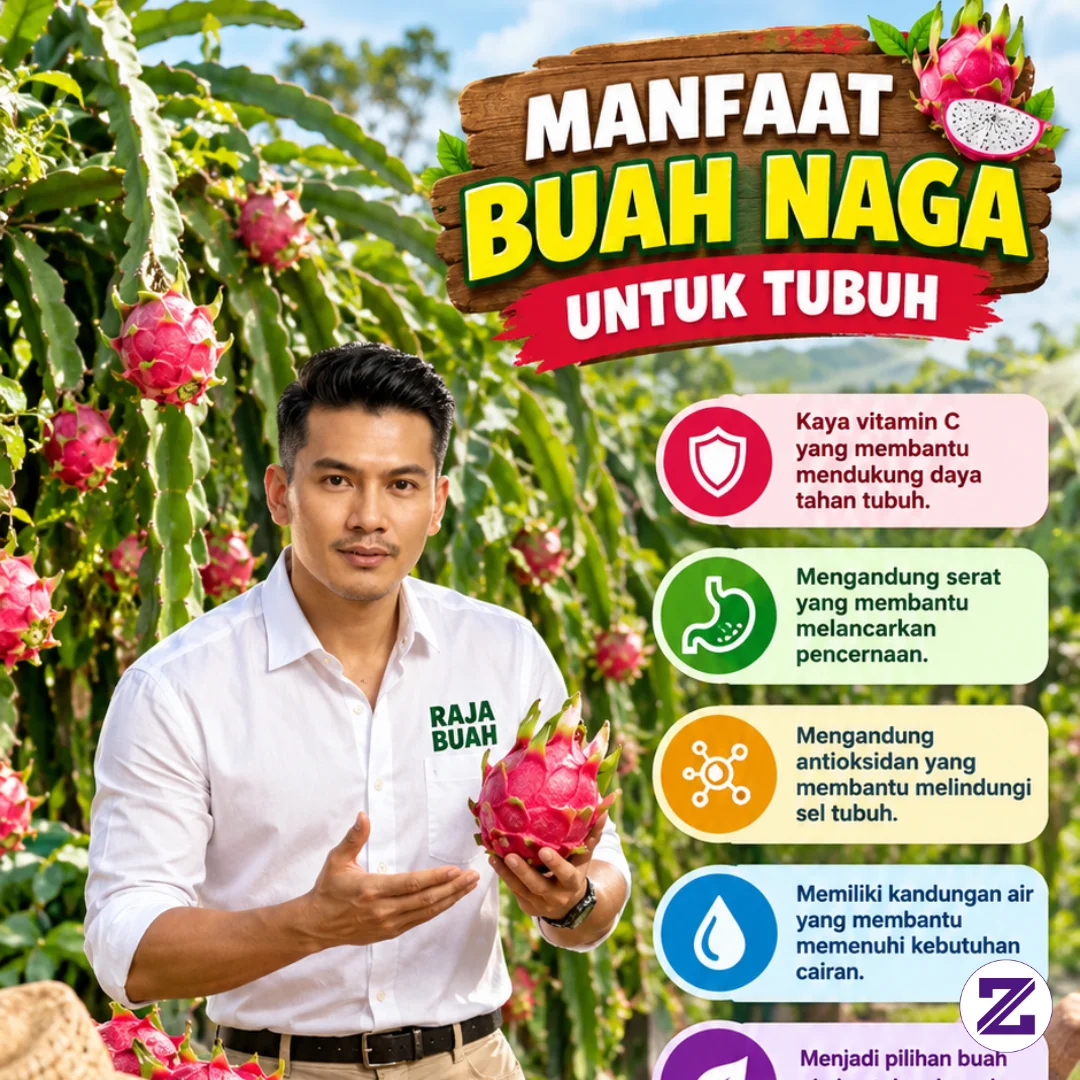 “Halo, Teman-teman! Tahukah Kalian Bahwa Buah Naga Memiliki Banyak Manfaat Bagi