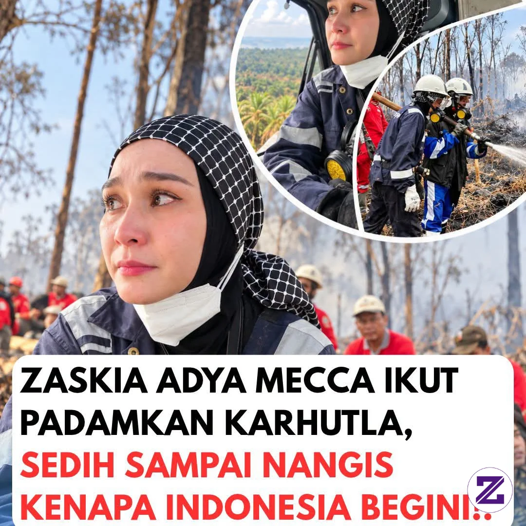 Aksi Kepedulian Zaskia Adya Mecca Terhadap Bencana Kebakaran Hutan Dan Lahan