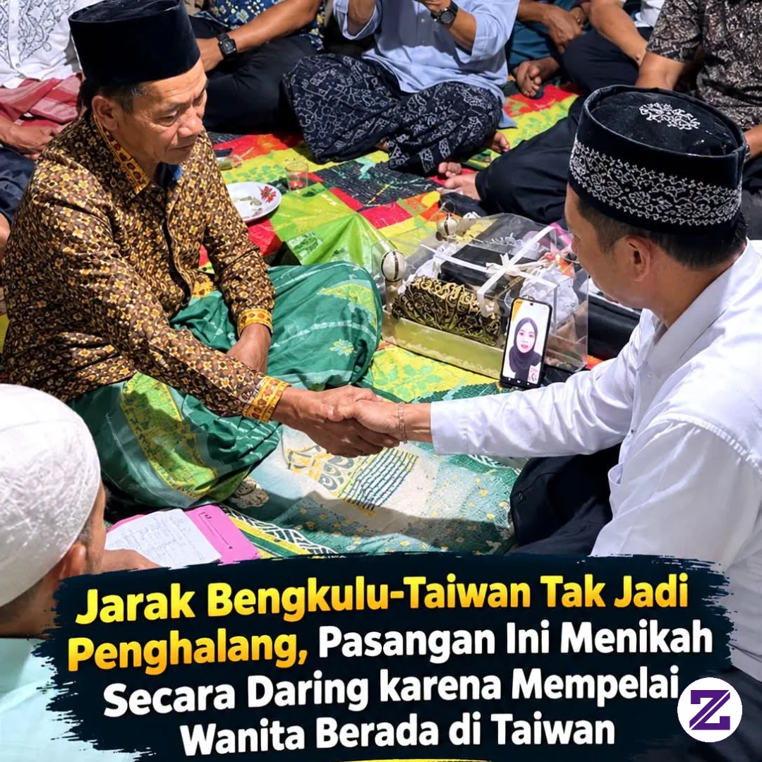 Jarak Ribuan Kilometer Tak Menghalangi Sepasang Kekasih Untuk Melangsungkan