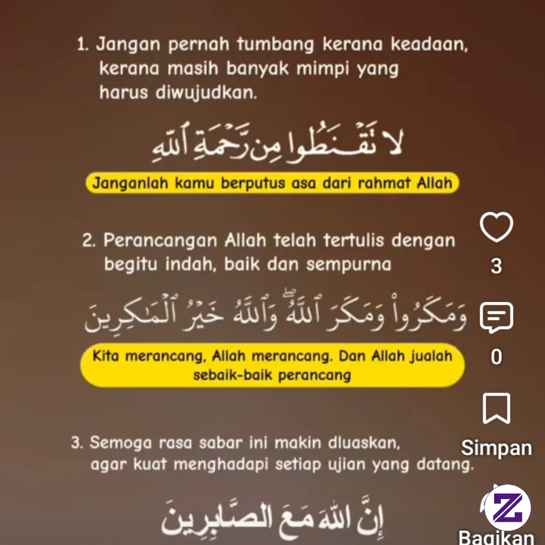 3 Motivasi Untuk Diri Sendiri