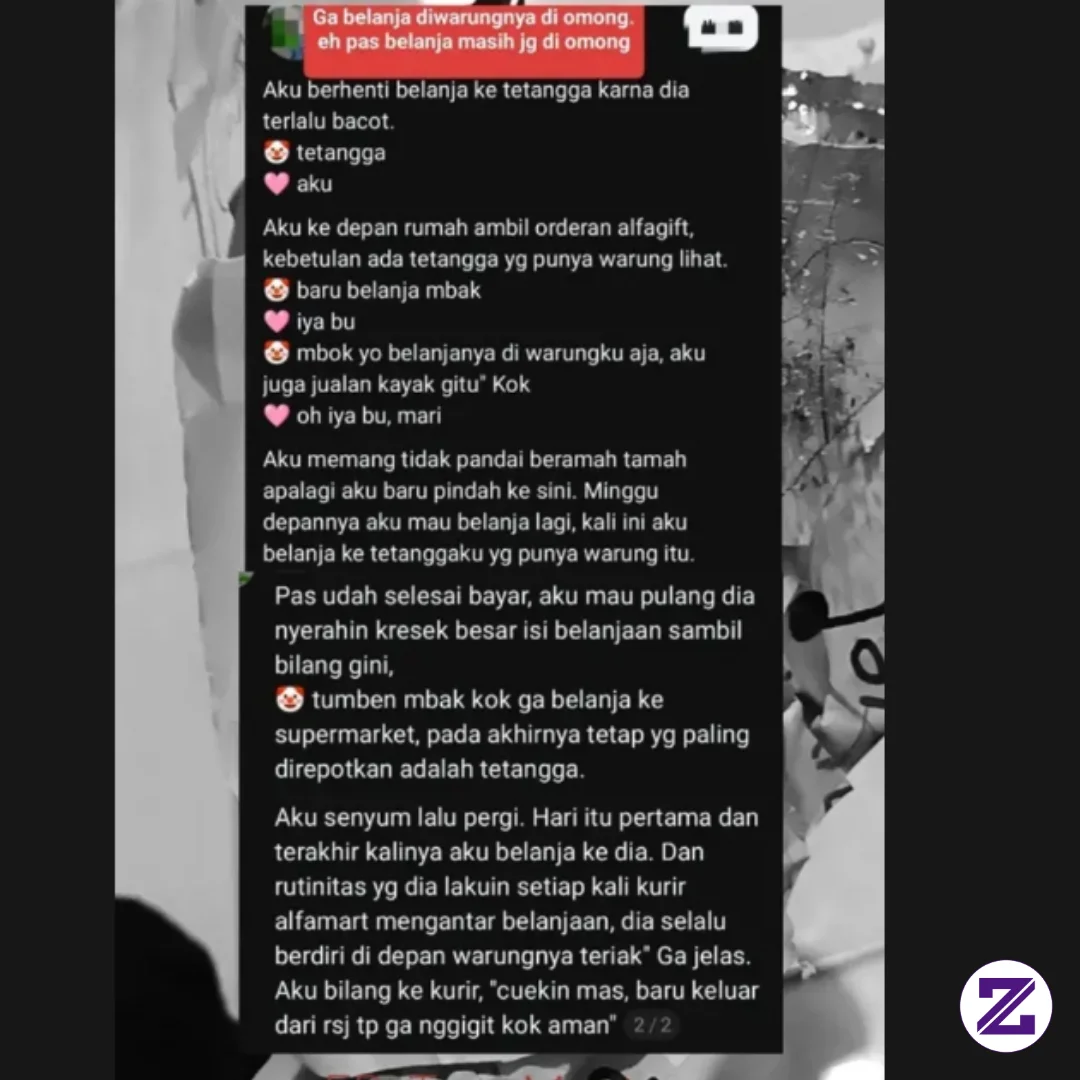 Serba Salah Banget Kalo Punya Tetangga Kaya Gini. Wkwk