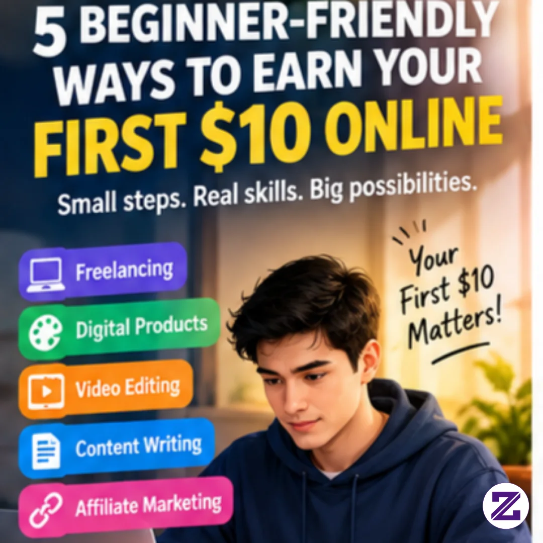 5 Beginner-Friendly Ways To Earn Your First $10 Online