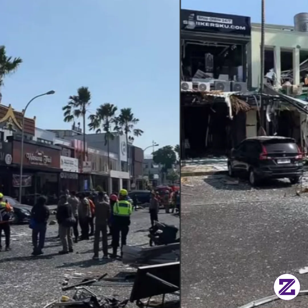 07.42: Info Awal, Ada Ledakan Diduga LPG Di Kawasan Perumahan San Antonio,