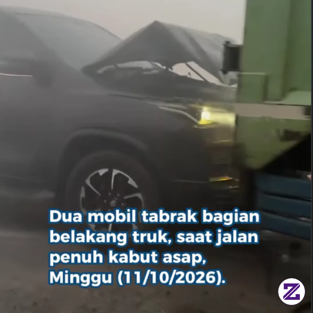 Kabut Asap Kalimantan Selatan Kembali Tebal Sehingga Mengganggu Jarak Pandang