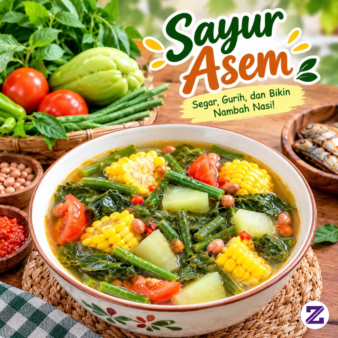 Sayur Asem Segar Dan Nikmat, Menu Rumahan Yang Bikin Kangen Masakan Ibu!