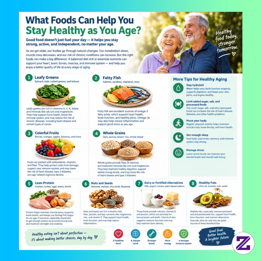 What Foods Can Help You Stay Healthy As You Age?