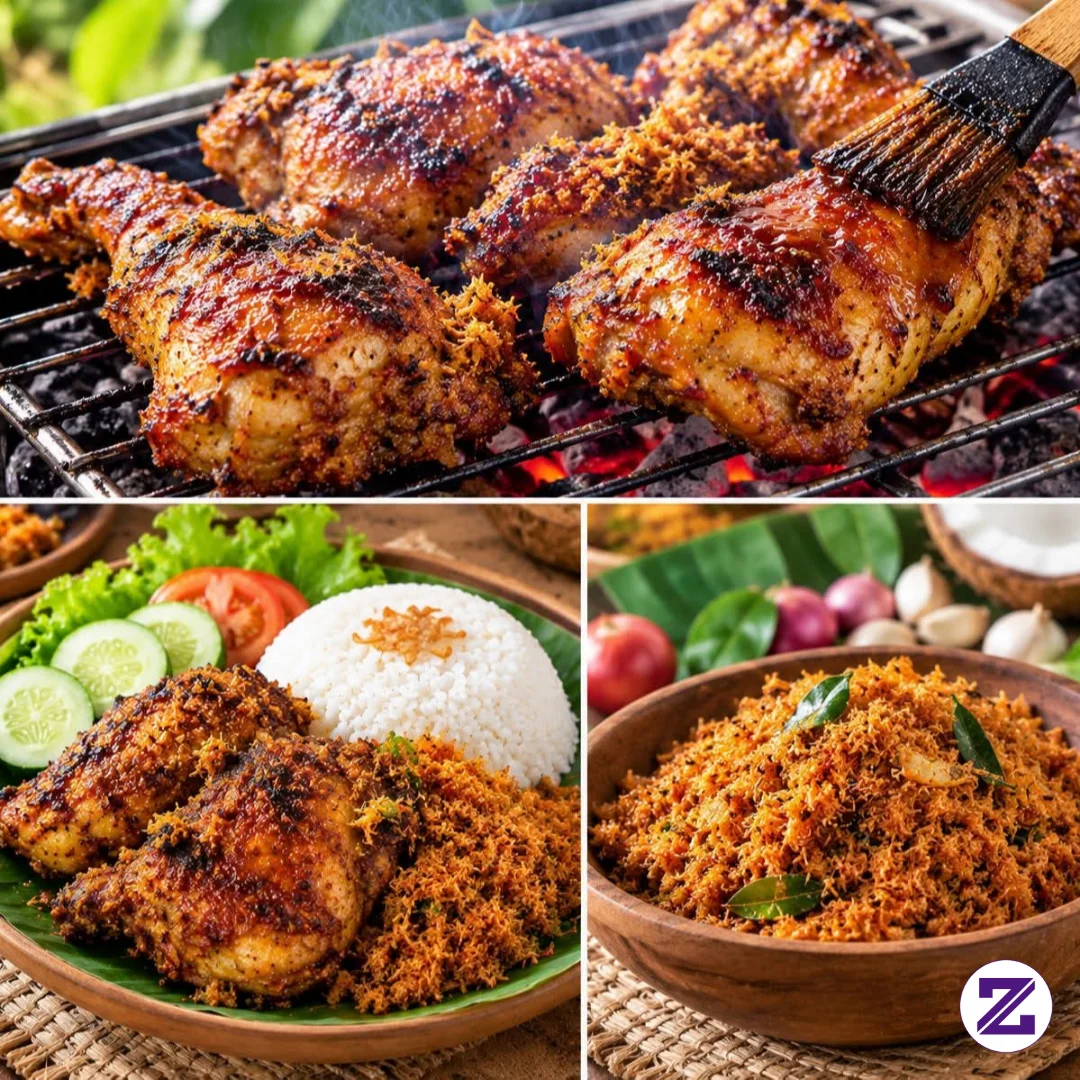 RESEP AYAM BAKAR SERUNDENG GURIH, MANIS & MERESAP! 😍