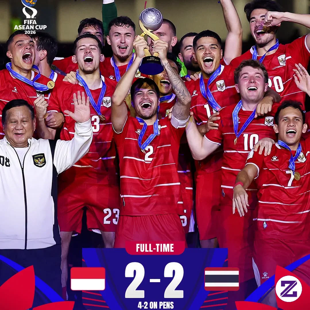 Gambar AET | 🇮🇩 Indonesia 2️⃣-2️⃣ Thailand 🇹🇭 (4️⃣-2️⃣ Lewat Adu Penalti) kategori Olahraga dipublikasikan oleh Maskoo di Zoyalink
