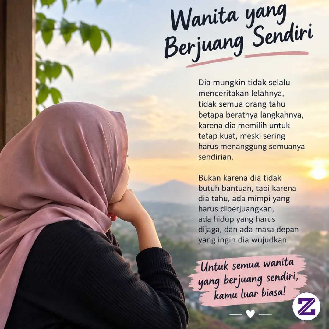Untuk Wanita Yang Berjuang Sendirian... 🥹❤️ Jangan Menyerah, Ya. Mungkin Hari