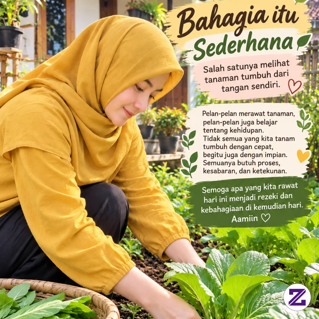 🌱💚 Dari Kebun Kecil, Kita Belajar Arti Kesabaran.