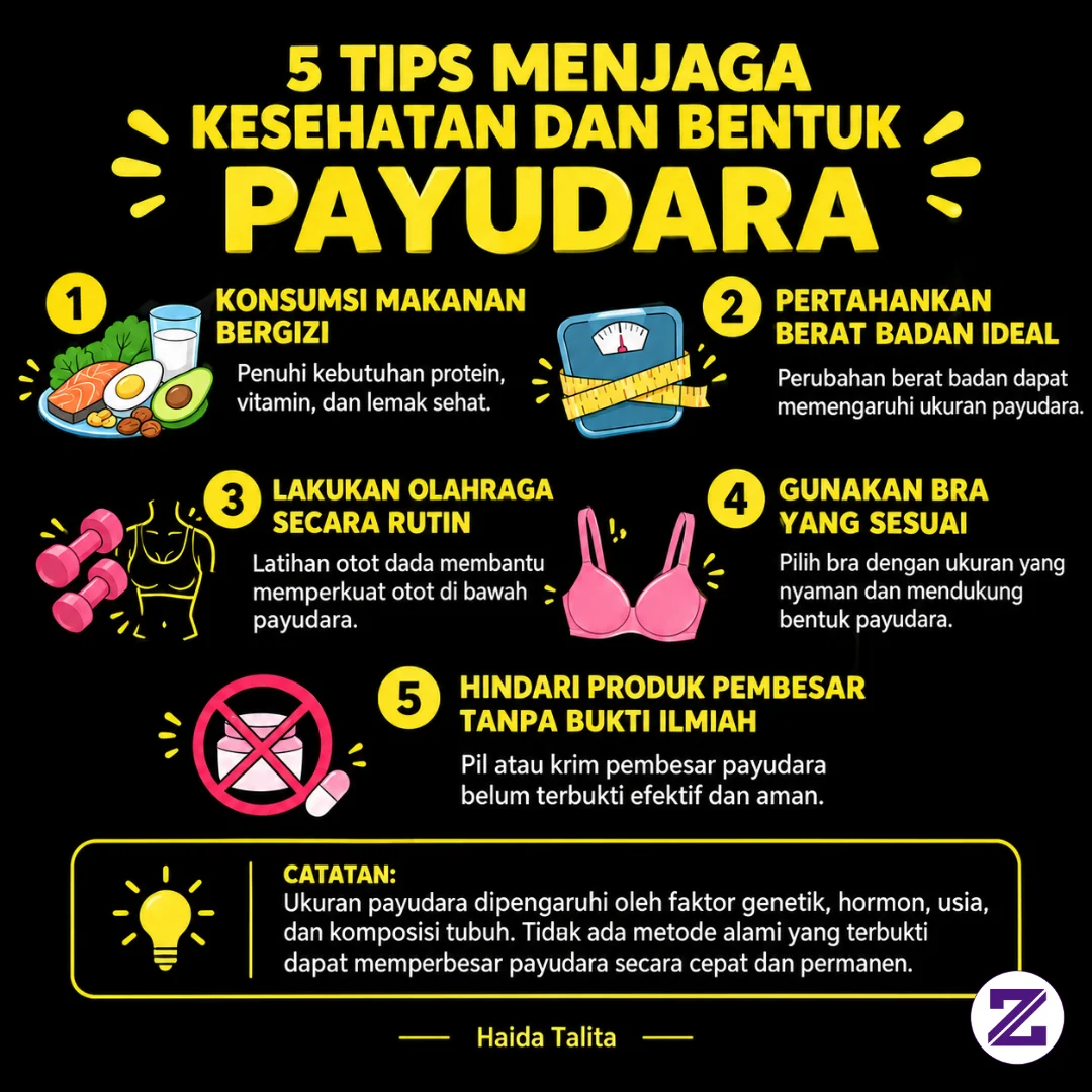 5 TIPS MENJAGA KESEHATAN DAN BENTUK PAYUDARA