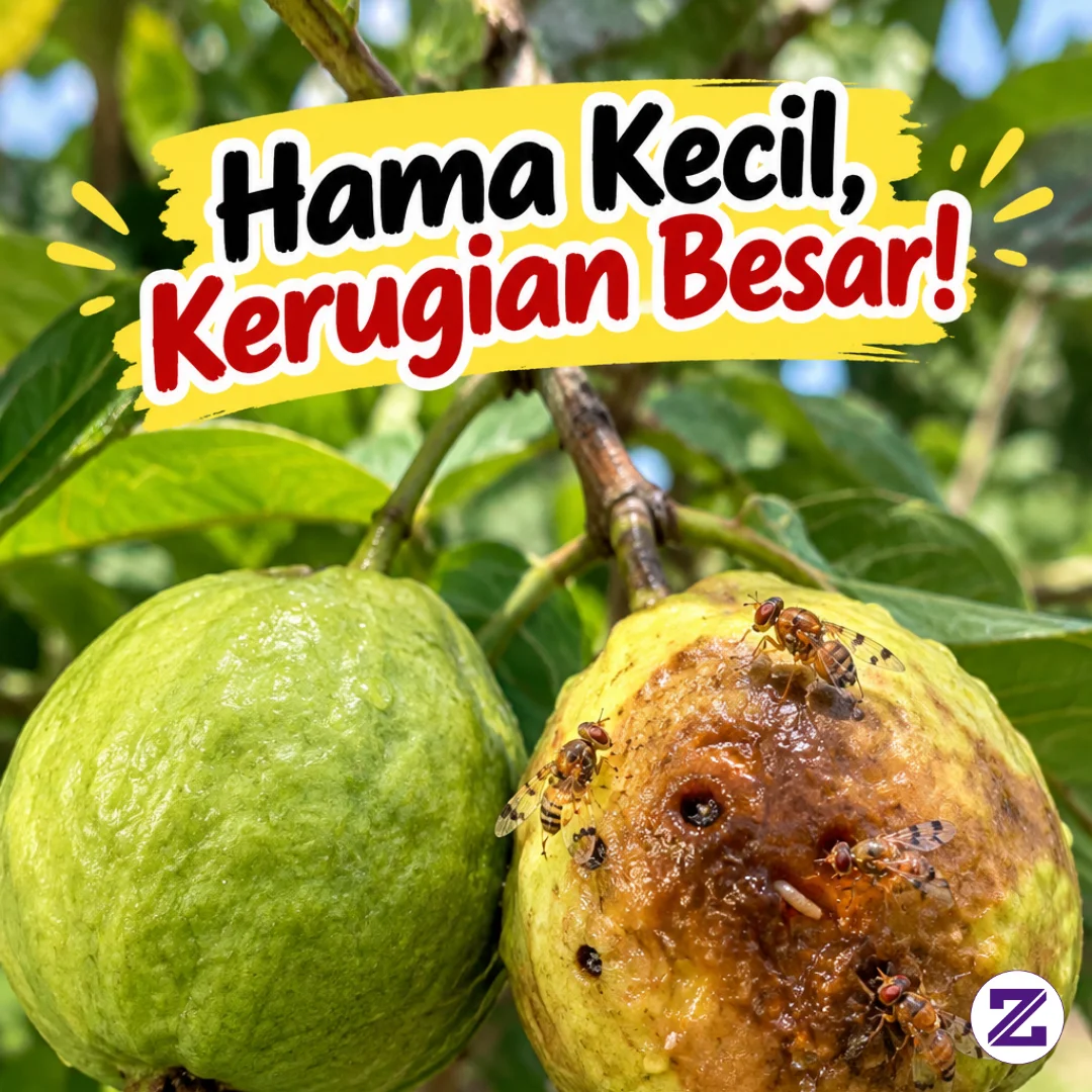 TAHUKAH KAMU? Lalat Buah Bisa Merusak Hasil Panen! 🍅🍊