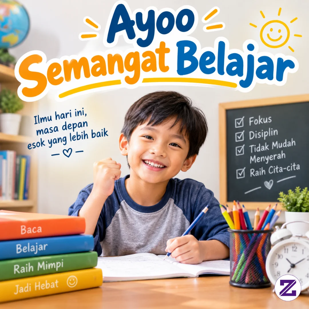 Cara Mendidik Anak Agar Semangat Belajar Dan Tekun